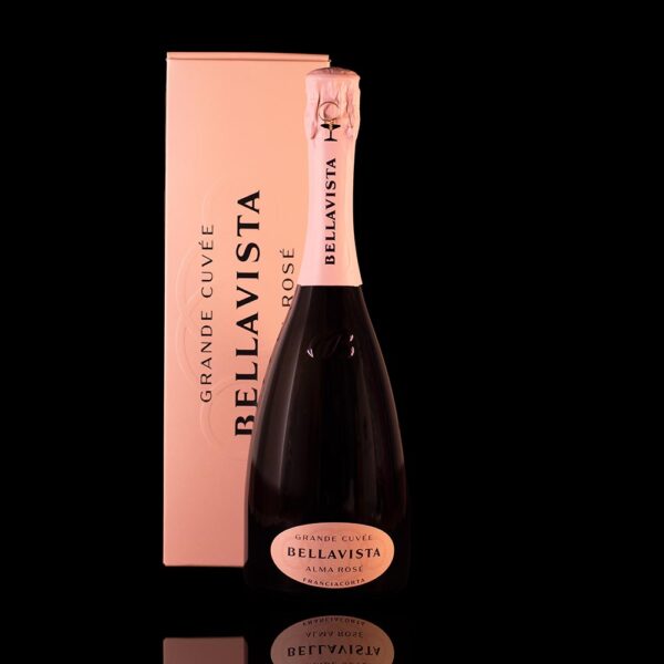Franciacorta D.O.C.G. Grande Cuvée Alma Rosè non dosato astucciato Bellavista 0,75 lt
