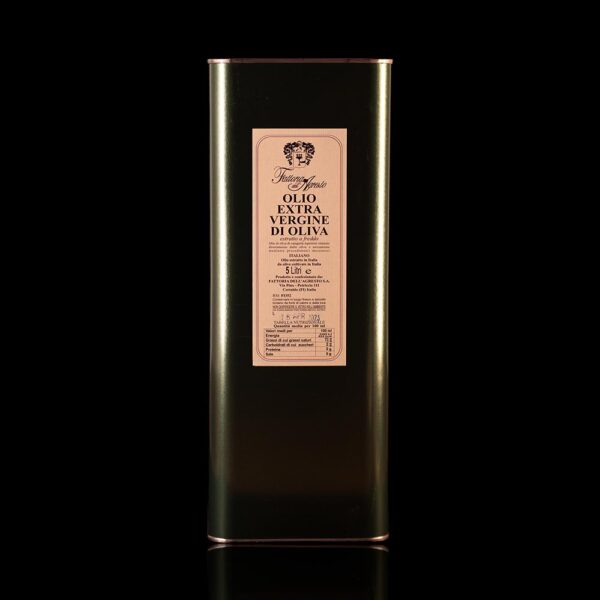 Olio Extra Vergine di Oliva Fattoria dell’Agresto Gasparri (Toscana) latta da 5 lt