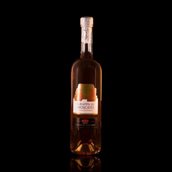 Grappa di Moscato Cantine Povero (Piemonte) 0,70 lt