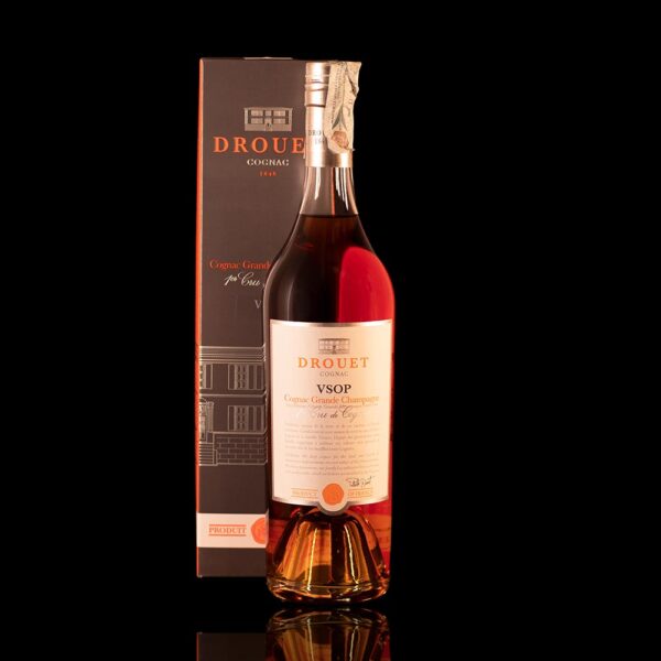 Appellation Cognac Grande Champagne Contrôlée 1er Cru de Cognac VSOP Distilleria Drouet (Francia) 0,70 lt