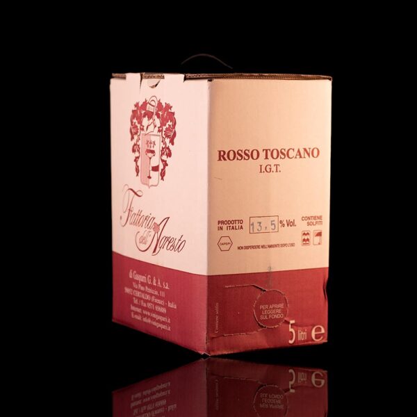 Vino Rosso Toscano I.G.T. Fattoria dell’Agresto Gasparri (Toscana) bag in box 5 lt
