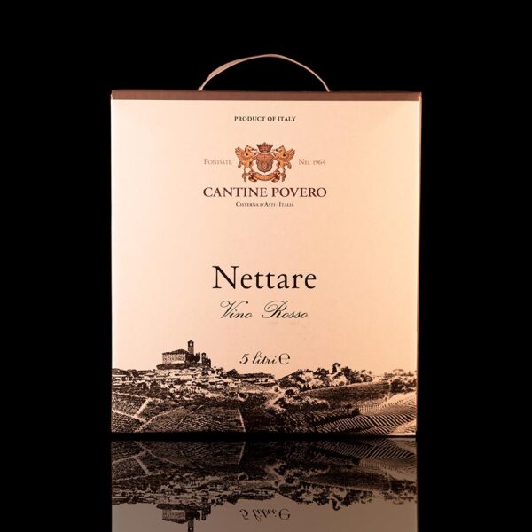 “Nettare” vino rosso Cantine Povero (Piemonte) bag in box 5 lt