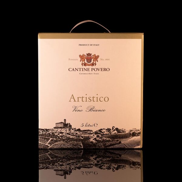 “Artistico” vino bianco Cantine Povero (Piemonte) bag in box 5 lt