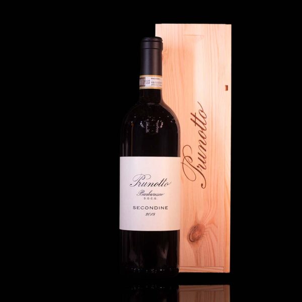 "Secondine" Barbaresco D.O.C.G. 2018 con cassetta di legno Prunotto 0,75 lt
