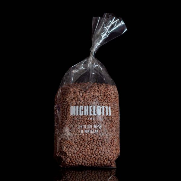 Lenticchie secche piccole Rosse di Montagna Michelotti Food 500 gr