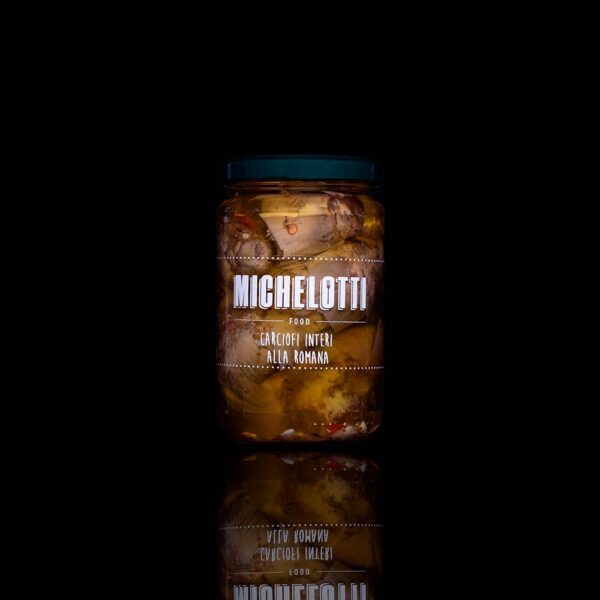 Carciofi interi alla Romana Michelotti Food peso netto 290 gr sgocciolato 180 gr